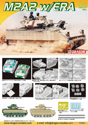 Dragon 7415 M2A2 w/ERA 1/72 – imagen 2