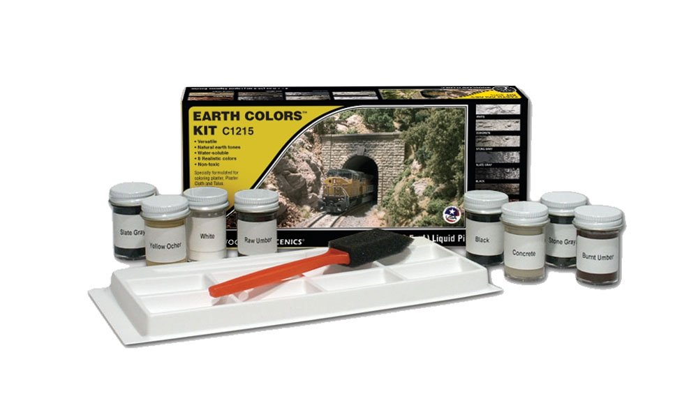 Woodland Scenics WC1215 Earth Colour Kit zestaw pigmentów