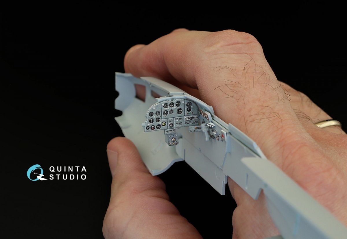 Quinta Studio QD48072 Il-2 Single seat 3D-Printed &amp;amp; coloured Interior on decal paper (for kit) 1/48 – immagine 6