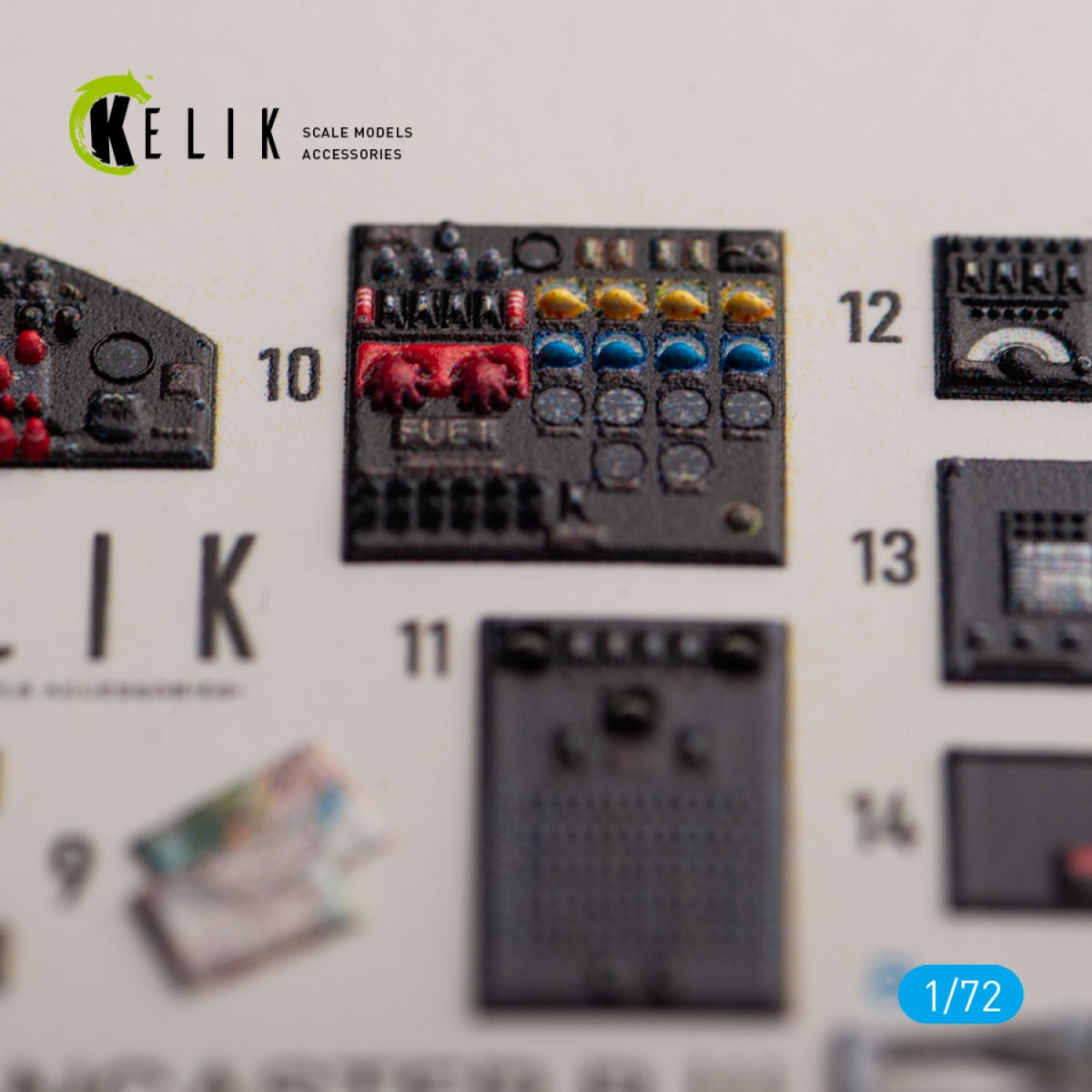 KELIK K72158 AVRO LANCASTER B.III - décalcomanies 3D intérieures pour maquette Airfix au 1/72 – image 2