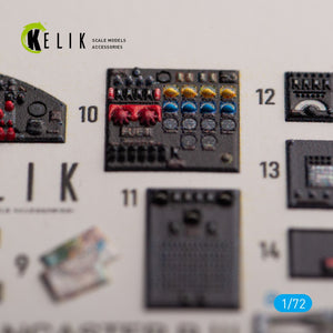 KELIK K72158 AVRO LANCASTER B.III - décalcomanies 3D intérieures pour maquette Airfix au 1/72 – image 2