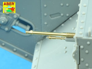 Aber 35L-196 Barrels for British WWI Tank Mk.I Female or 0.303 Vickers gun x 4 8mm Hotchkiss m.1909 x 1 1/35 – immagine 7