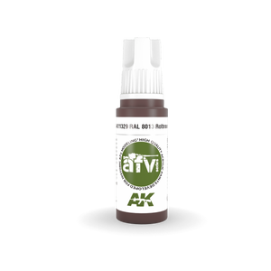 AK Interactive AK11329 RAL 8013 Rotbraun 17ml – immagine 2