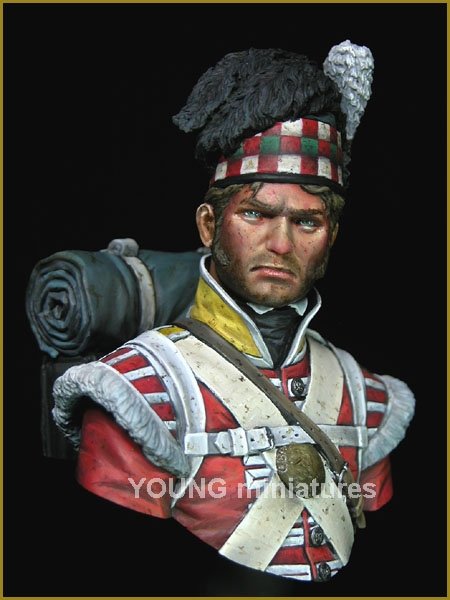 Young Miniatures YH1826 The 92nd Gordon Highlanders Waterloo 1815 1/10 – Bild 2