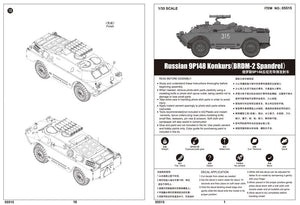 Trumpeter 05515 Russian 9P148 Konkurs BRDM-2 Spandrel 1/35 – Bild 3