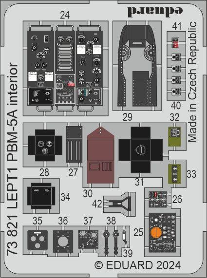 Eduard 73821 PBM-5A interior ACADEMY 1/72 – zdjęcie 2