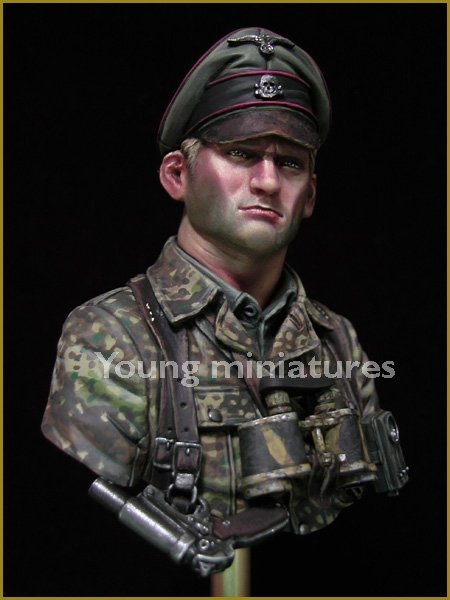 Young Miniatures YM1831 German Waffen SS Officer 1944 1/10 – immagine 8