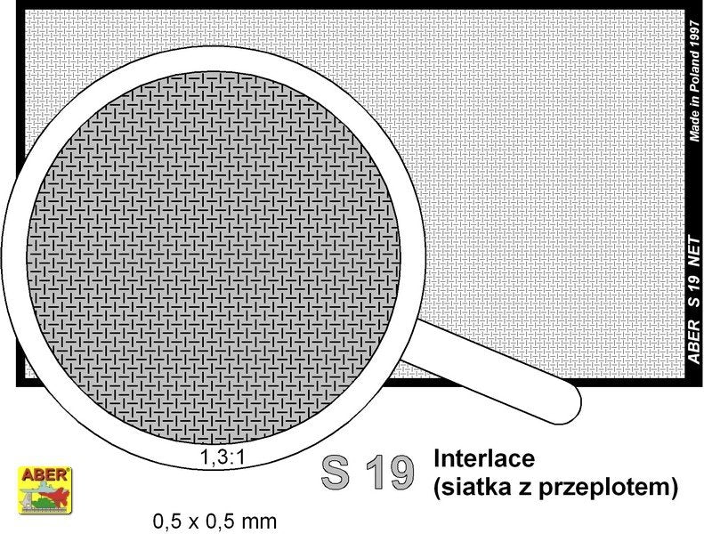 Aber S-19 Net with interlaced mesh 0,5 x 0,5 mm – zdjęcie 2