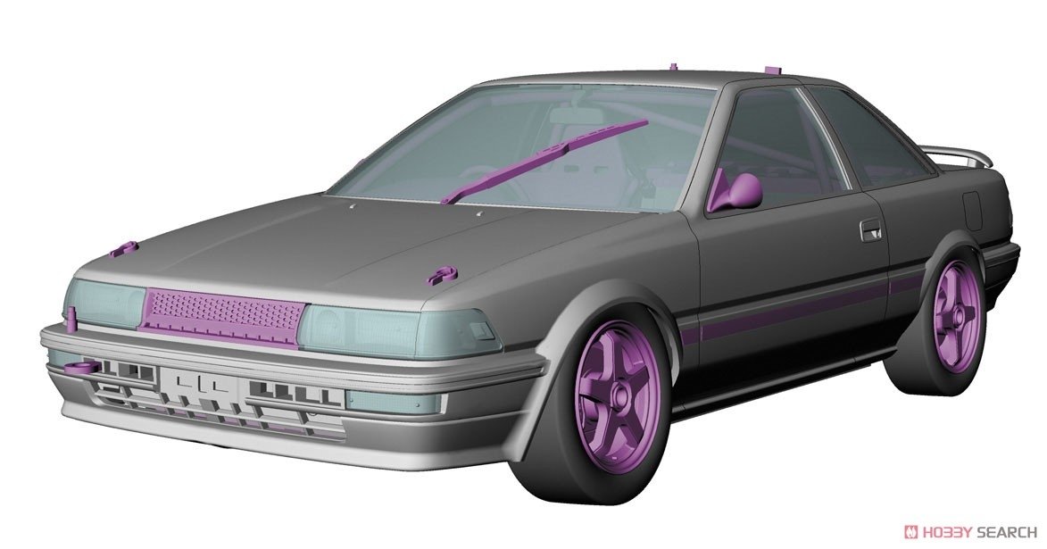 Hasegawa HC37 ADVAN Corolla Levin AE92 1989 Inter TEC 1/24 – immagine 5