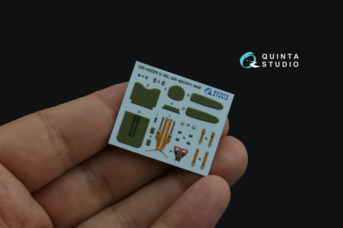 Quinta Studio QR+48069 K-36L (late) ejection seat (for Su-25/Su-25SM aircraft since 2008) (All kits) 1/48 – immagine 3