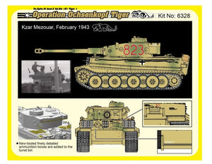 Dragon 6328 WWII German Pz.Kpfw.VI Tiger I Early Production 501 abt Operation Ochsenkopf 1/35 – image 8