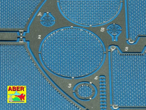 Aber 35G13 Grilles for german tank Sd.Kfz.182 King Tiger (Henshel Turret) 1/35 – immagine 3