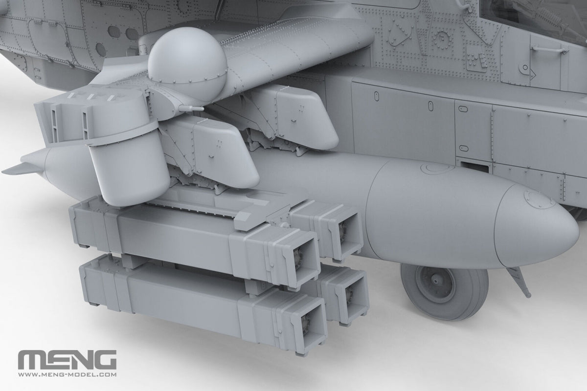 Maquette Meng QS-005S AH-64 D Saraf - Hélicoptère d&amp;#39;attaque lourd (Force aérienne israélienne) avec figurines 1/35 – image 11