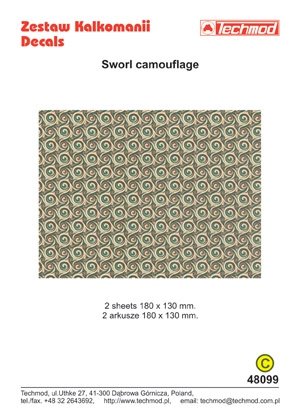 Techmod 48099 - Swirl Camouflage 1/48 – imagen 2