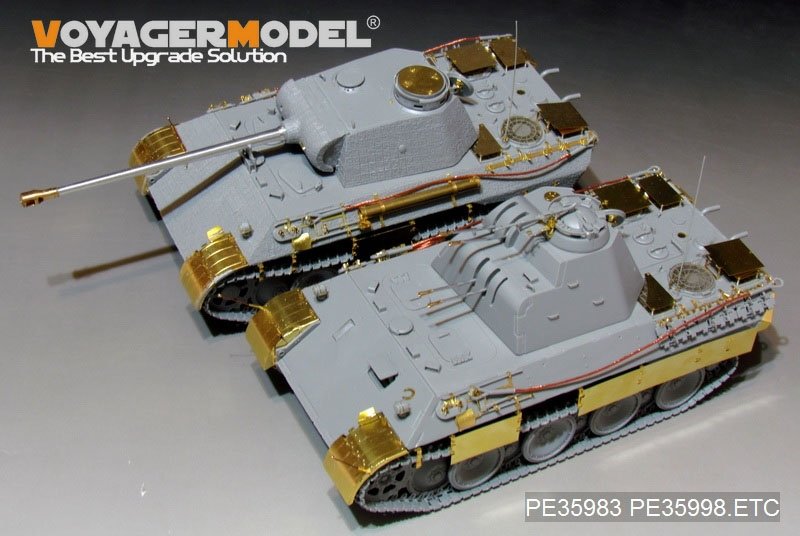 Voyager Model PE35998 WWII German FlaKPanzer V FlaKvierling 20mm MG 151/20 Basic For TAKOM 2105 1/35 – immagine 13