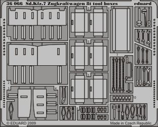 Édouard 36066 Sd. Coffres à outils Kfz.7 Zugkraftwagen 8t 1/35 Trumpeter