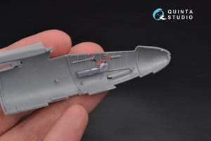 Intérieur imprimé en 3D et coloré sur papier décalcomanie Quinta Studio QD48106 He-162 (pour maquette Tamiya) 1/48 – image 11