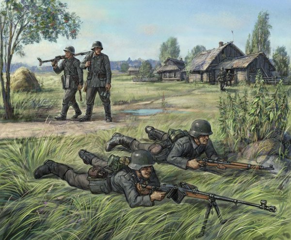 Zvezda 6216 German anti-tank rifle team 1/72 – Bild 2