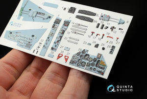 Quinta Studio QD32001 Su-25 3D-Printed &amp;amp; coloured Interior on decal paper (for Trumpeter kit) 1/32 – imagen 6