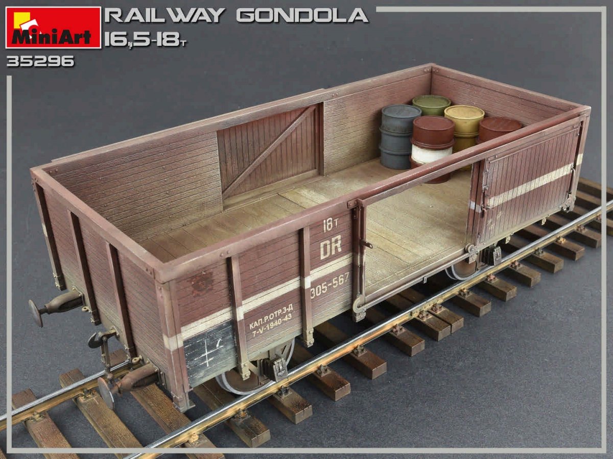 MiniArt 35296 RAILWAY GONDOLA 16,5-18t 1/35 – Bild 4
