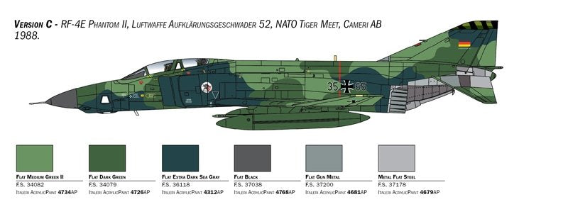 Italeri 2818 RF-4E Phantom II 1/48 – imagen 6