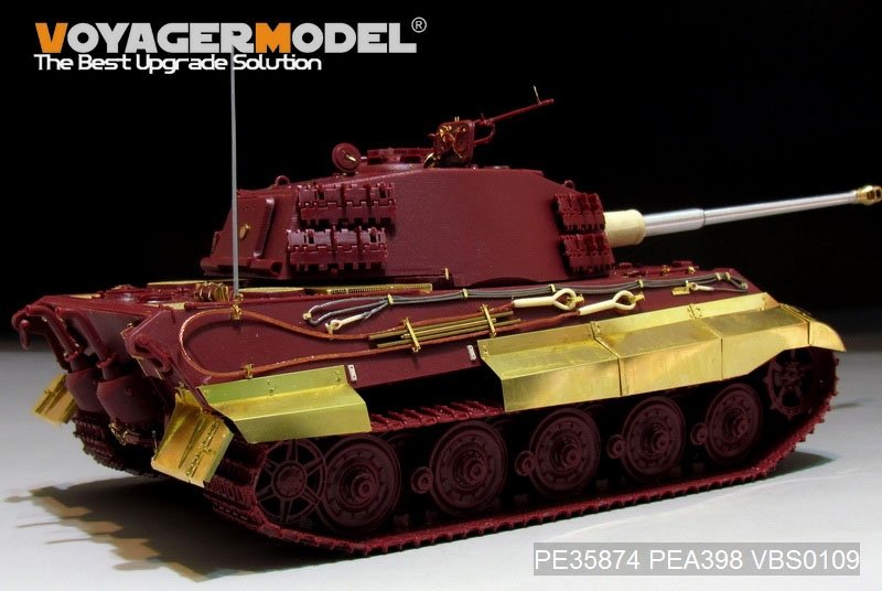 Voyager Model PE35874 WWII German King Tiger (Hensehel Turret) for MENG 1/35 – Bild 3