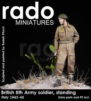 RADO Miniatures RDM35008 British 8. Army Italy 1943-45 PE &amp;amp; extra parts included 1/35