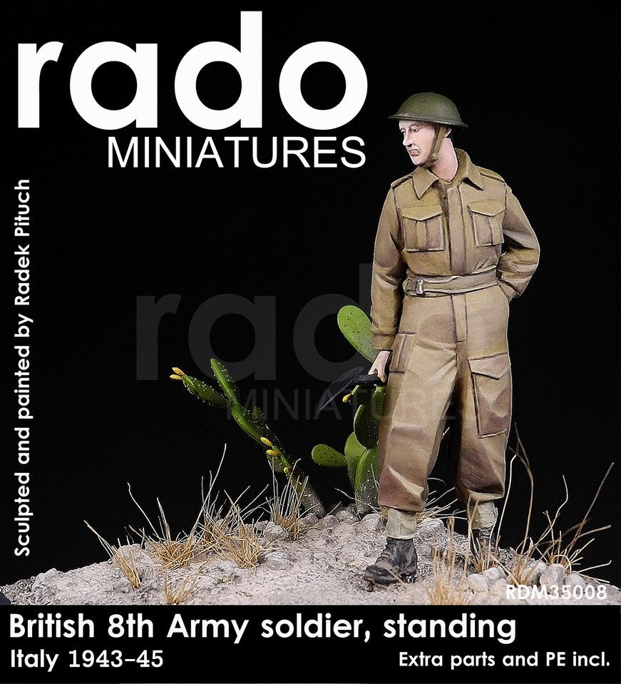 RADO Miniatures RDM35008 British 8. Army Italy 1943-45 PE &amp;amp; extra parts included 1/35