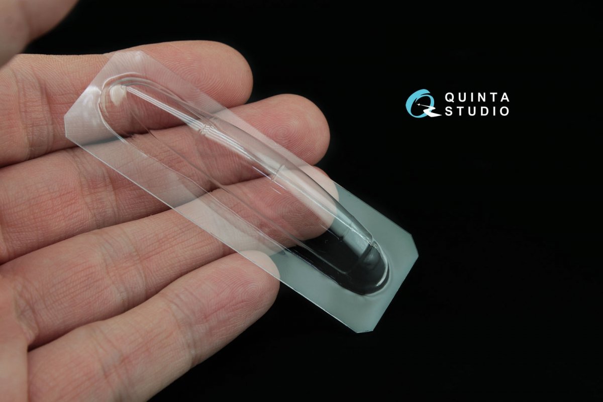 Quinta Studio QC72012 Su-27UB/Su-30 vacuformed clear canopy(for Zvezda kit) 1/72 – immagine 3