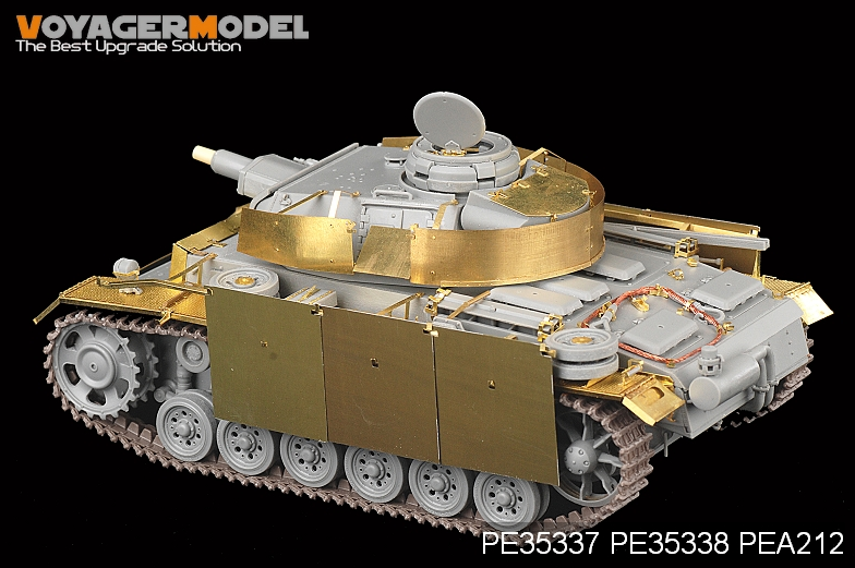 Voyager Model PEA212 WWII German Pz.Kpfw.III Ausf.M/N Additional Armour Pattern 2 (For DRAGON) 1/35 – imagen 2