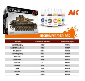 AK Interactive AK35504 PZ.KPFW.IV AUSF.D AFRIKA KORPS 1/35 – immagine 2