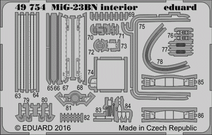 Eduard 49754 MiG-23BN interior 1/48 TRUMPETER – zdjęcie 2