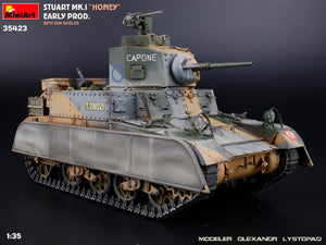 MiniArt 35423 Stuart Mk.I « Honey » Première production avec pare-soleil 1/35 – image 11
