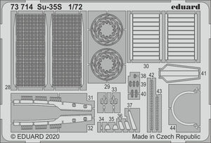 Eduard 73714 Su-35S 1/72 GREAT WALL HOBBY – imagen 2