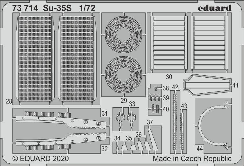 Eduard 73714 Su-35S 1/72 GREAT WALL HOBBY – imagen 2