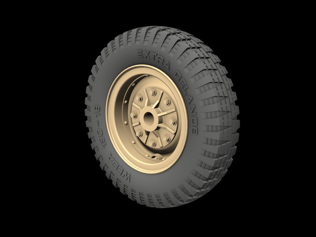 Panzer Art RE35-142 Drive wheels for Sd.Kfz 11 &amp;amp;251 (Gelande Pattern B) 1/35 – immagine 2