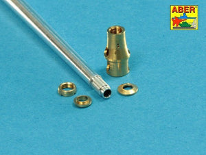 Aber 35L-241 7,5 cm barrel with muzzle brake for Panther Ausf.A 1/35
