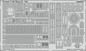 Eduard 491048 F-16C Block 25 1/48 TAMIYA – imagen 2