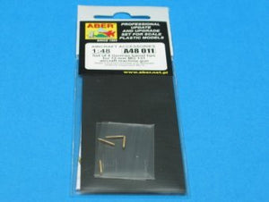 Aber A48 011 Set of 4 barrel tips for German 13 mm MG 131 aircraft machine gun (1/48 – Bild 6