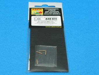 Aber A48 011 Set of 4 barrel tips for German 13 mm MG 131 aircraft machine gun (1/48 – Bild 6
