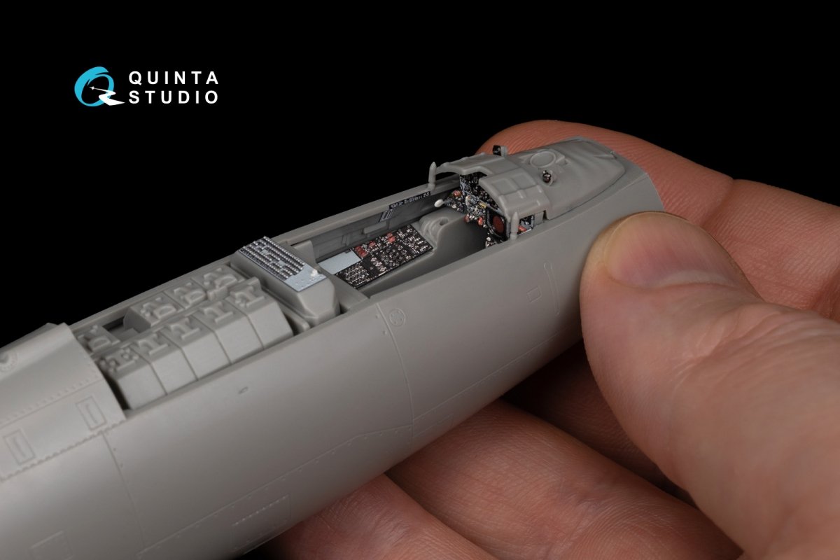 Quinta Studio QD48200 F-104J 3D-Printed &amp;amp; coloured Interior on decal paper (for Kinetic ) 1/48 – immagine 6