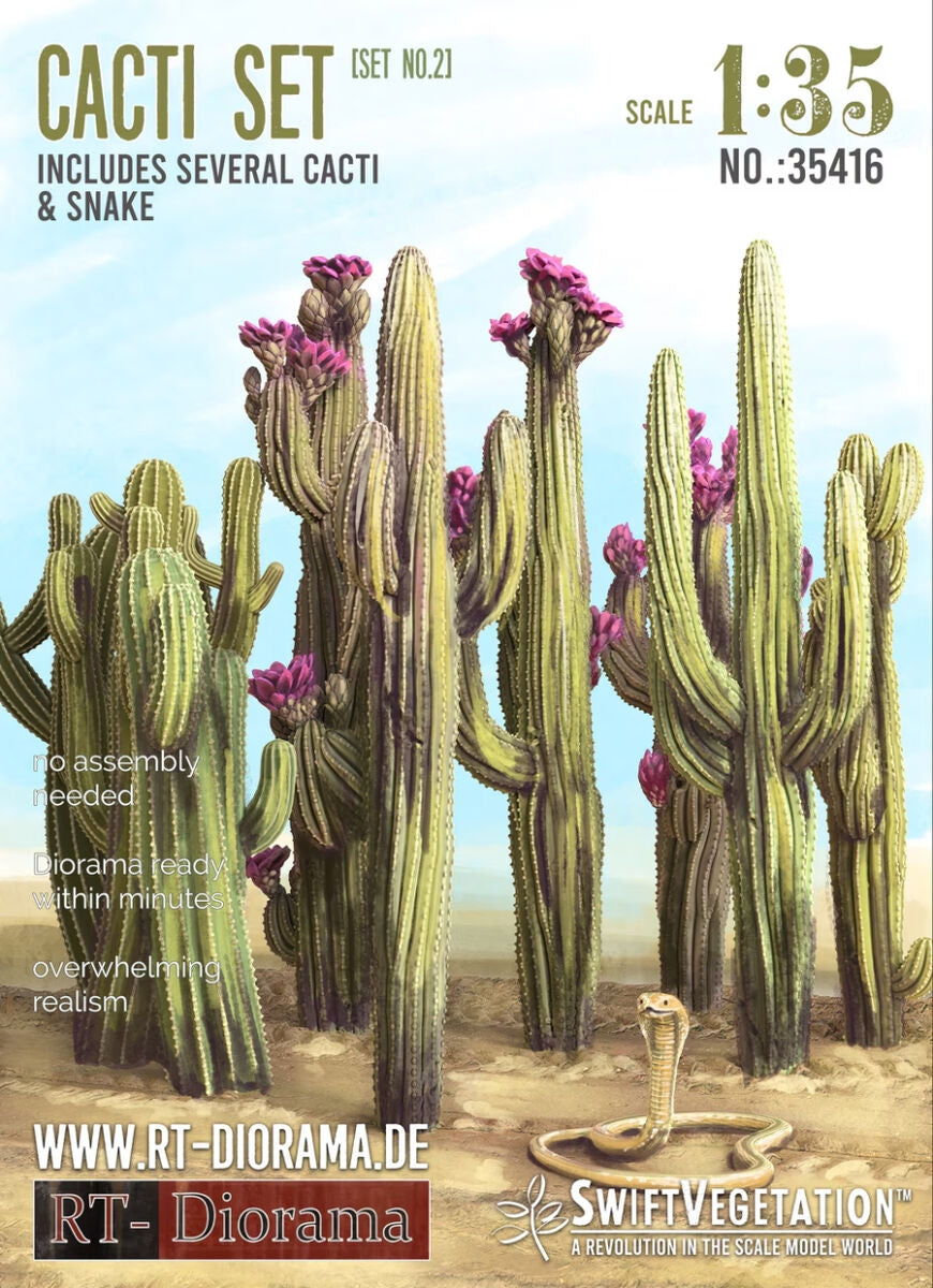 RT-Diorama 35416 Ensemble Cactus n° 2 1/35