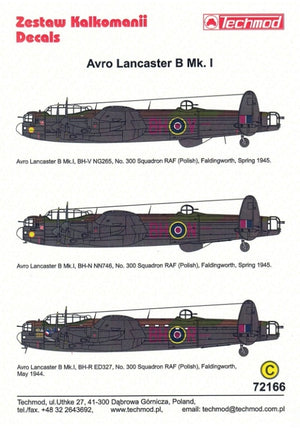 Techmod 72166 Avro Lancaster B Mk. I 1/72 – immagine 2