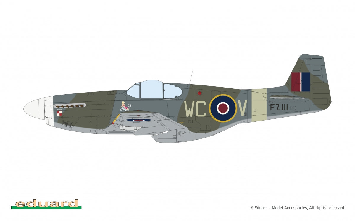 Eduard 82108 P-51B/ C Mustang w/ dorsal fin 1/48 – zdjęcie 9