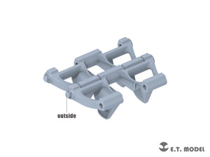 Chenilles fonctionnelles (impression 3D) pour maquettes DRAGON/HOBBYBOSS/TAKOM au 1/35 (ET Model P35-400, Seconde Guerre mondiale) – image 3