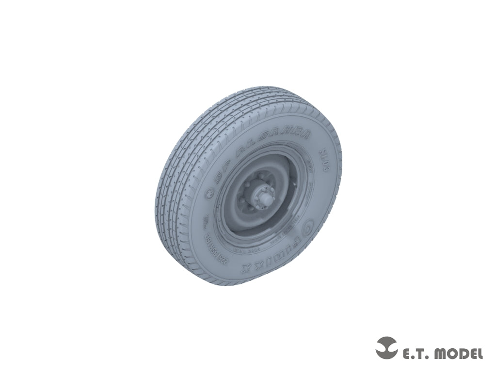 E.T. Model P35-162 PICK UP Truck Sagged Wheels Type.1 1/35 – immagine 3