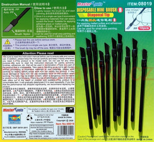 Trumpeter 08019 Disposable Mini Diagonal Brush (10 pcs) – Bild 2