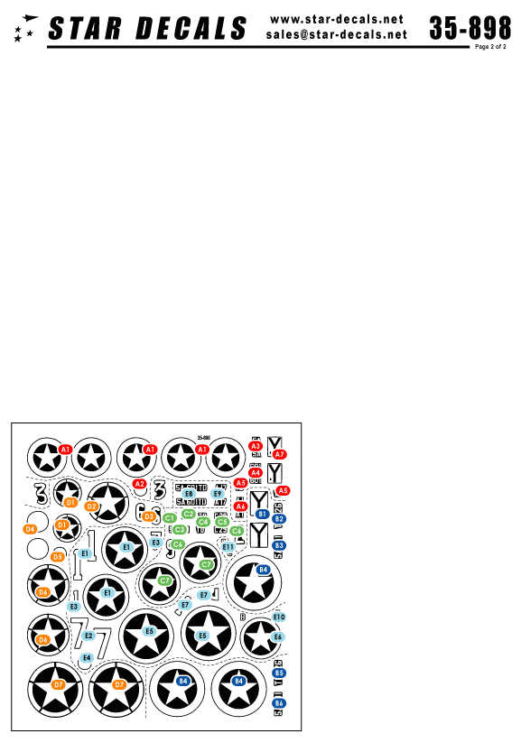 Star Decals 35-898 601e Bataillon de Chasseurs de Chars 1/35 – image 2