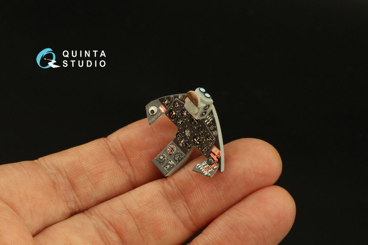 Quinta Studio QD32172 F8F-1 Bearcat 3D-Printed coloured Interior on decal paper (Trumpeter) 1/32 – immagine 11