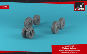 Armory Models AW72421 A.W. Valiant wheels w/ weighted tires 1/72 – immagine 4